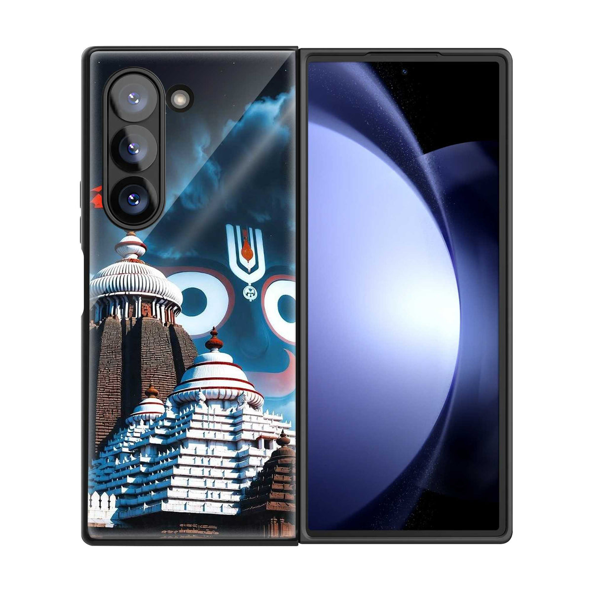 Jagannath Vibes Samsung Z Fold Glass Case