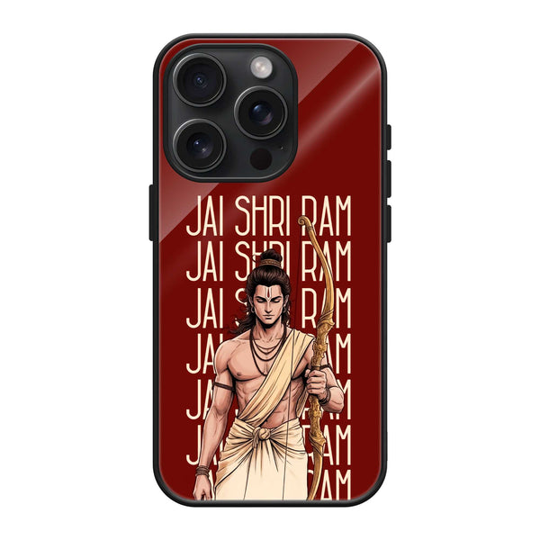Jai Shri Ram Glass Case