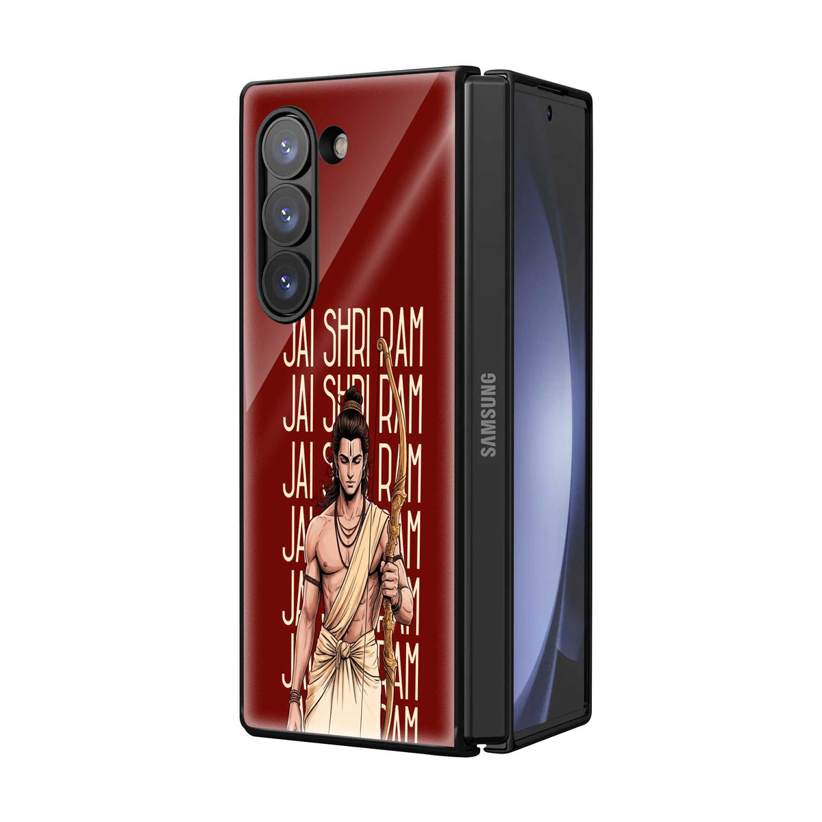 Jai shri Ram Samsung Z Fold Glass Case