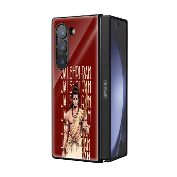 Jai shri Ram Samsung Z Fold Glass Case