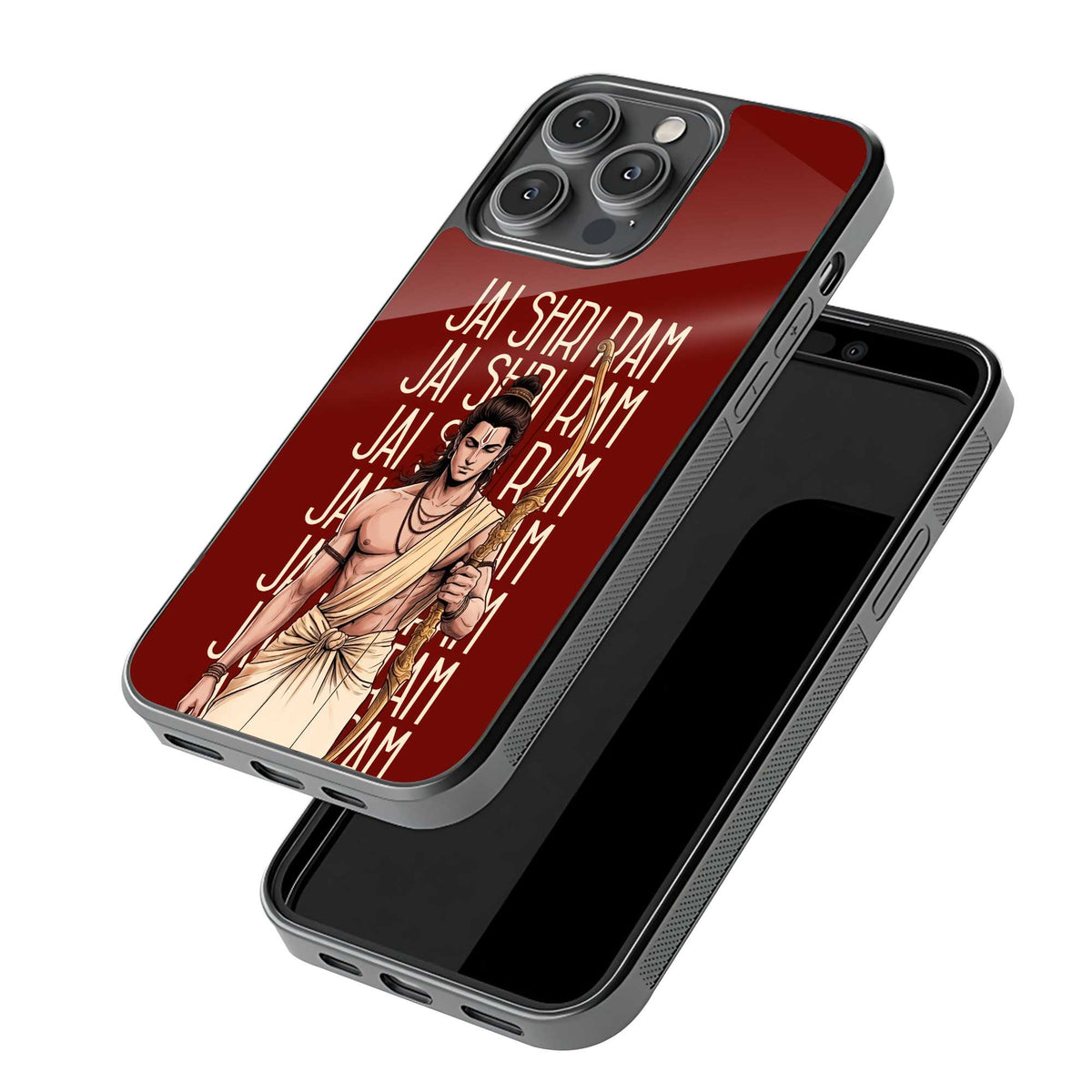 Jai Shri Ram Glass Case
