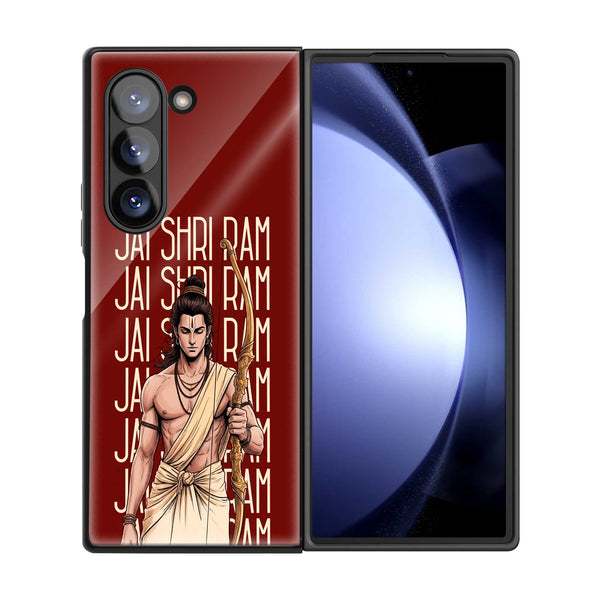 Jai shri Ram Samsung Z Fold Glass Case