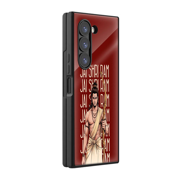 Jai shri Ram Samsung Z Fold Glass Case