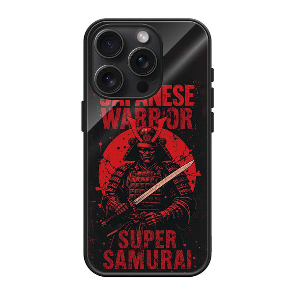 Japanese Warrior Glass Case