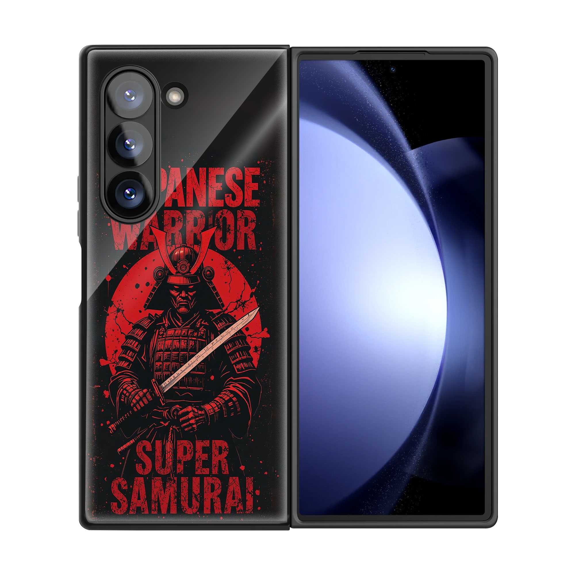 Japanese Warrior Samsung Z Fold Glass Case