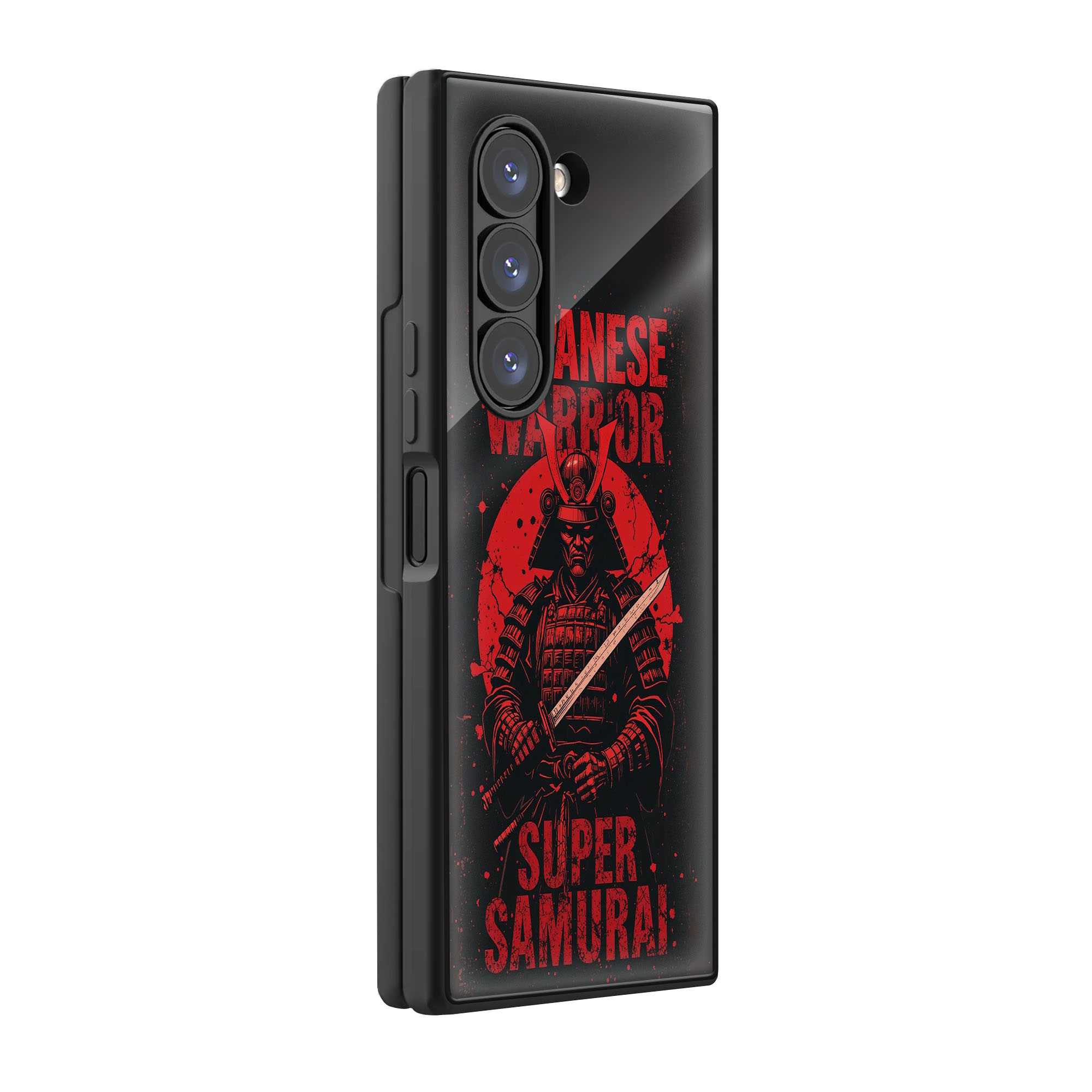 Japanese Warrior Samsung Z Fold Glass Case