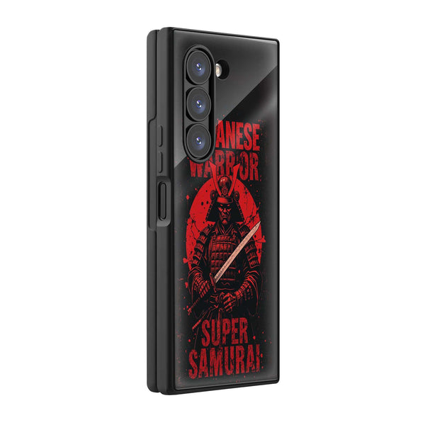 Japanese Warrior Samsung Z Fold Glass Case