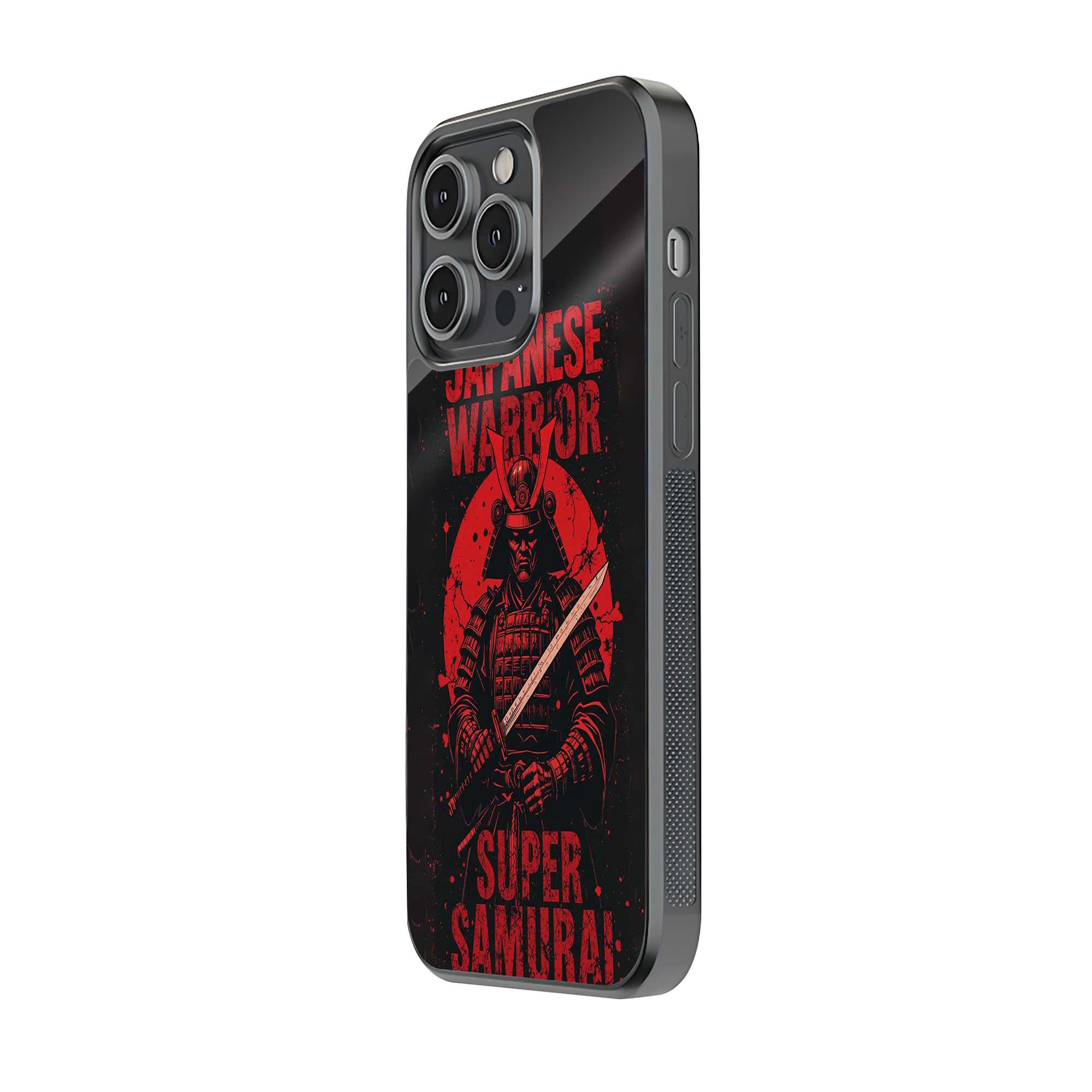 Japanese Warrior Glass Case