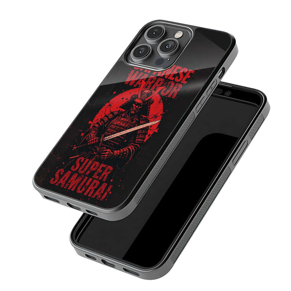 Japanese Warrior Glass Case