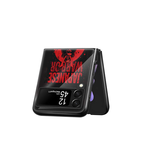 Japanese Warrior Samsung Z Flip Glass Case