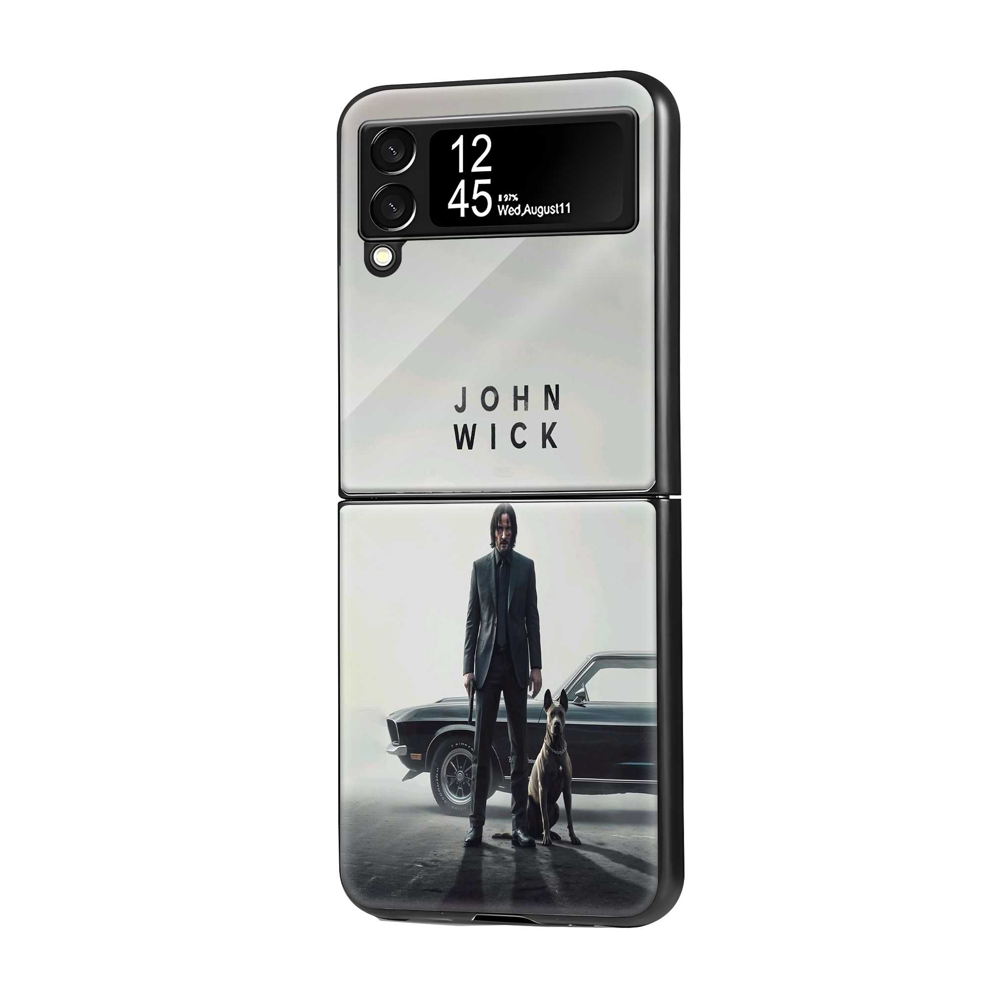 John Wick Vibes Samsung Z Flip Glass Case