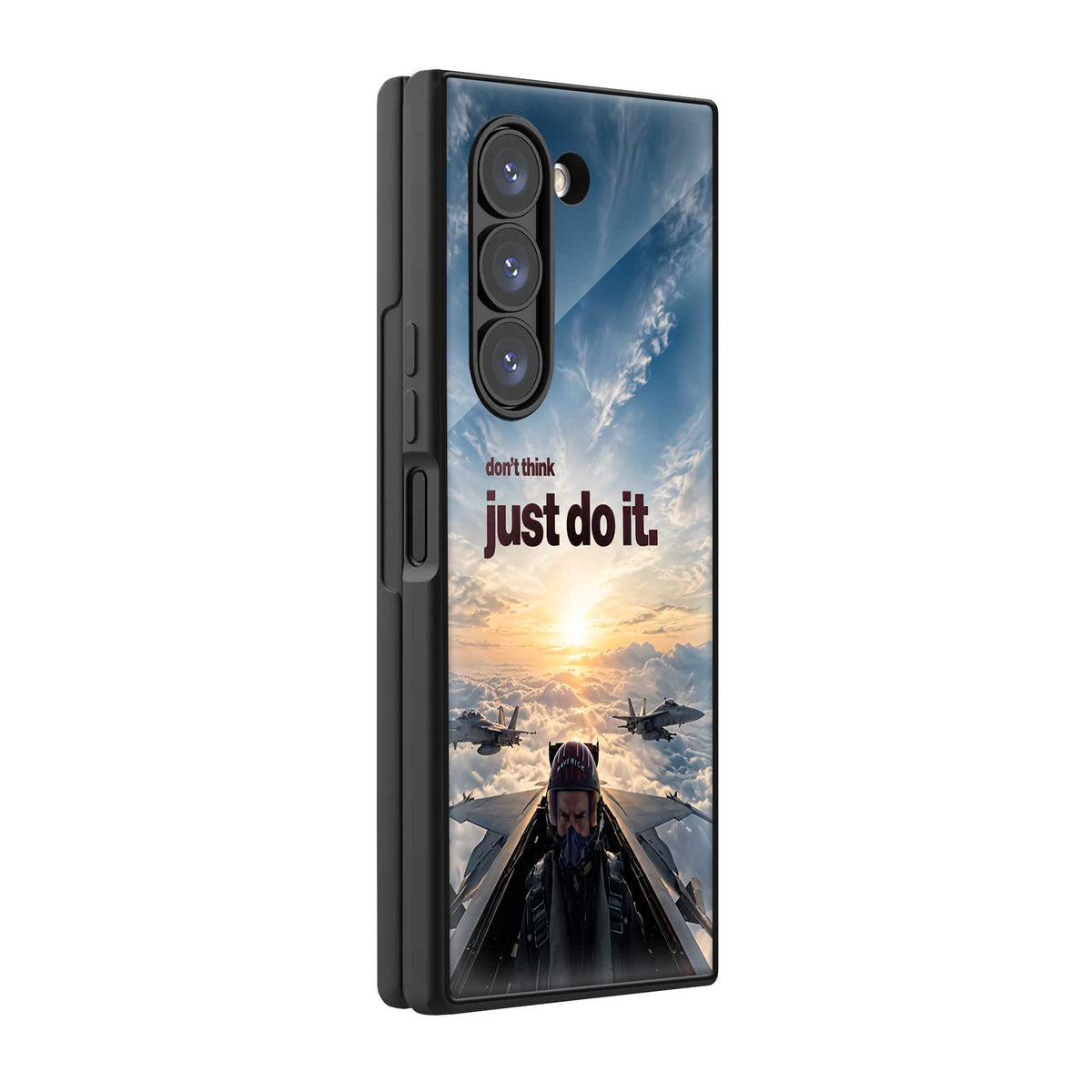 Just Do It Samsung Z Fold Glass Case