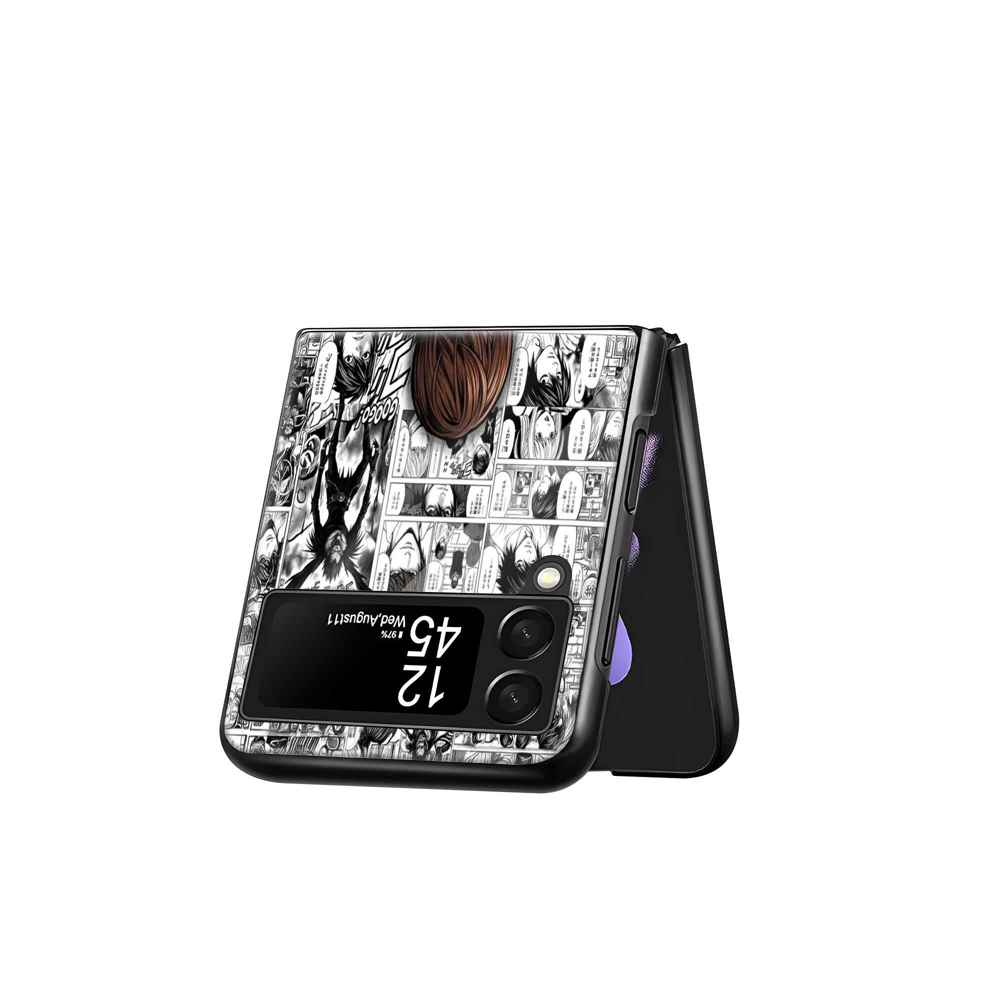Justice Rewritten Samsung Z Flip Glass Case