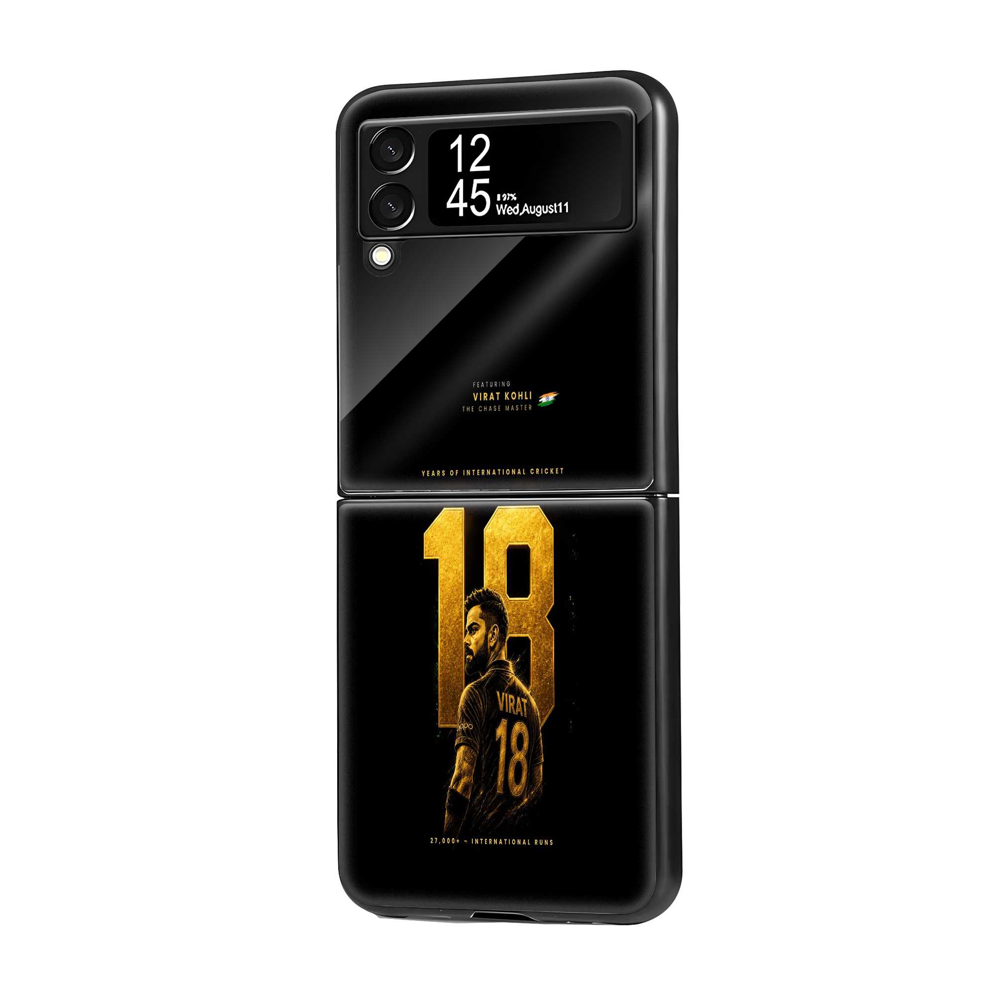 KING 18 Samsung Z Flip Glass Case