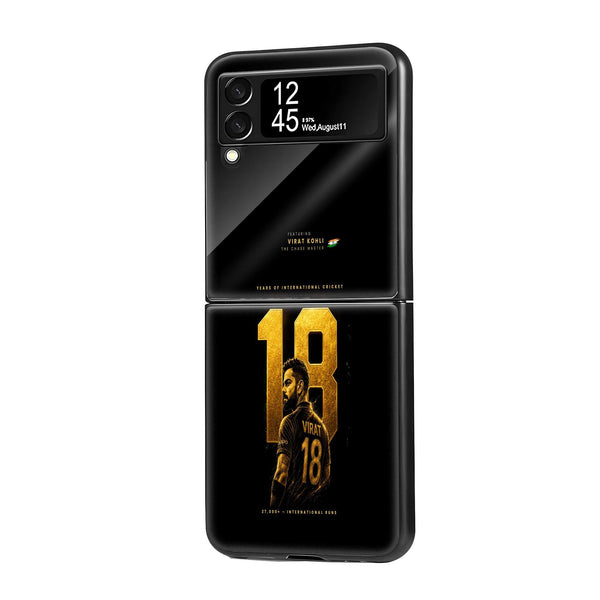 KING 18 Samsung Z Flip Glass Case