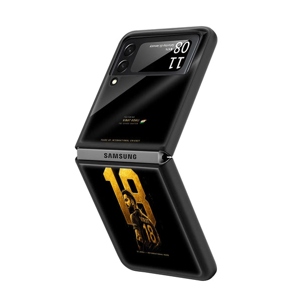 KING 18 Samsung Z Flip Glass Case