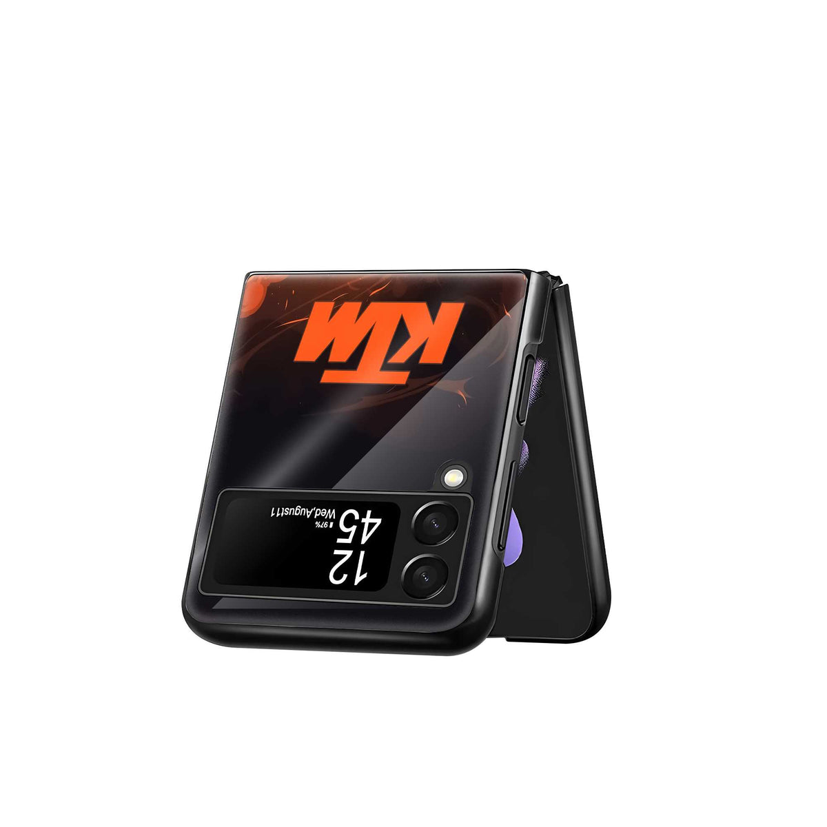 KTM Racer Samsung Z Flip Glass Case