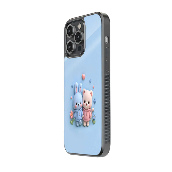 Kawaii Couple Glass Case