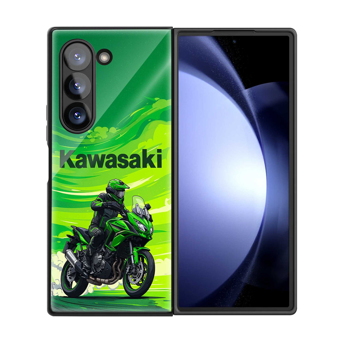 Kawasaki Pulse Samsung Z Fold Glass Case