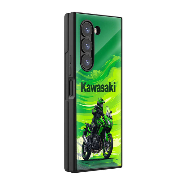 Kawasaki Pulse Samsung Z Fold Glass Case