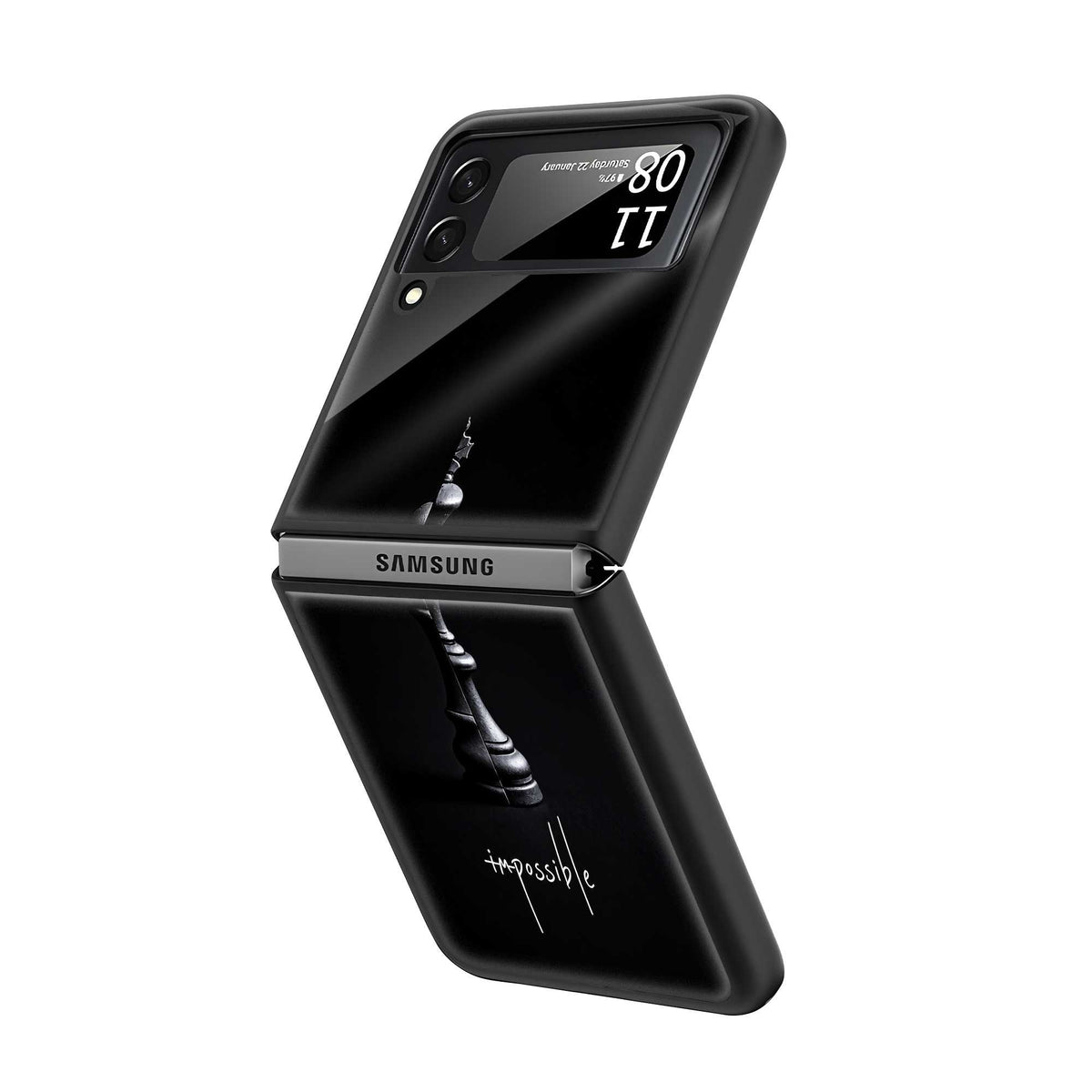 Kingship Samsung Z Flip Glass Case