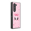 Kitty Blush Samsung Z Fold Glass Case