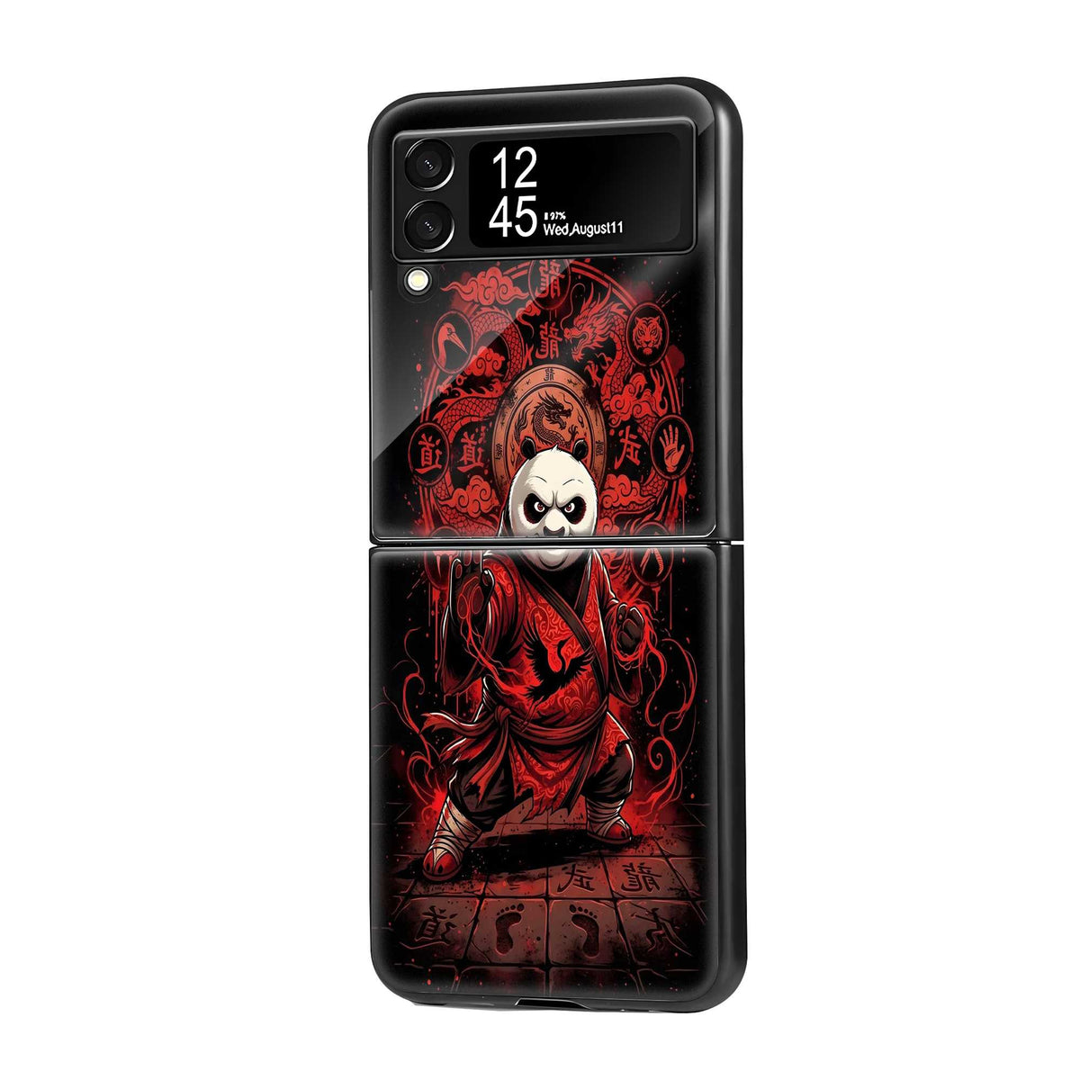 Kung Fu Panda Warrior Samsung Z Flip Glass Case Main image