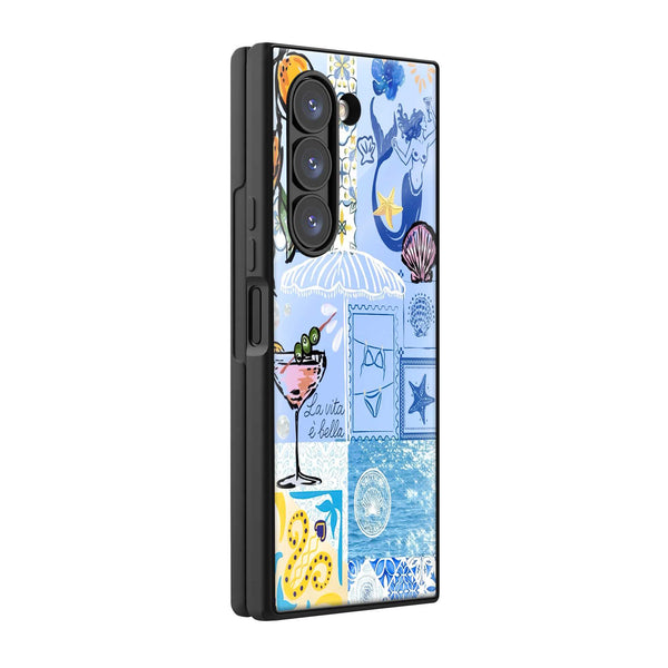 La vitamin belle Samsung Z Fold Glass Case
