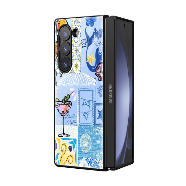 La vitamin belle Samsung Z Fold Glass Case