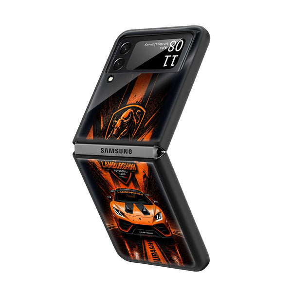 Lamborghini Huracan Samsung Z Flip Glass Case
