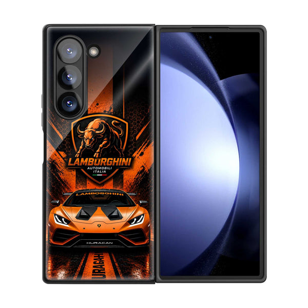 Lamborghini Huracan Samsung Z Fold Glass Case