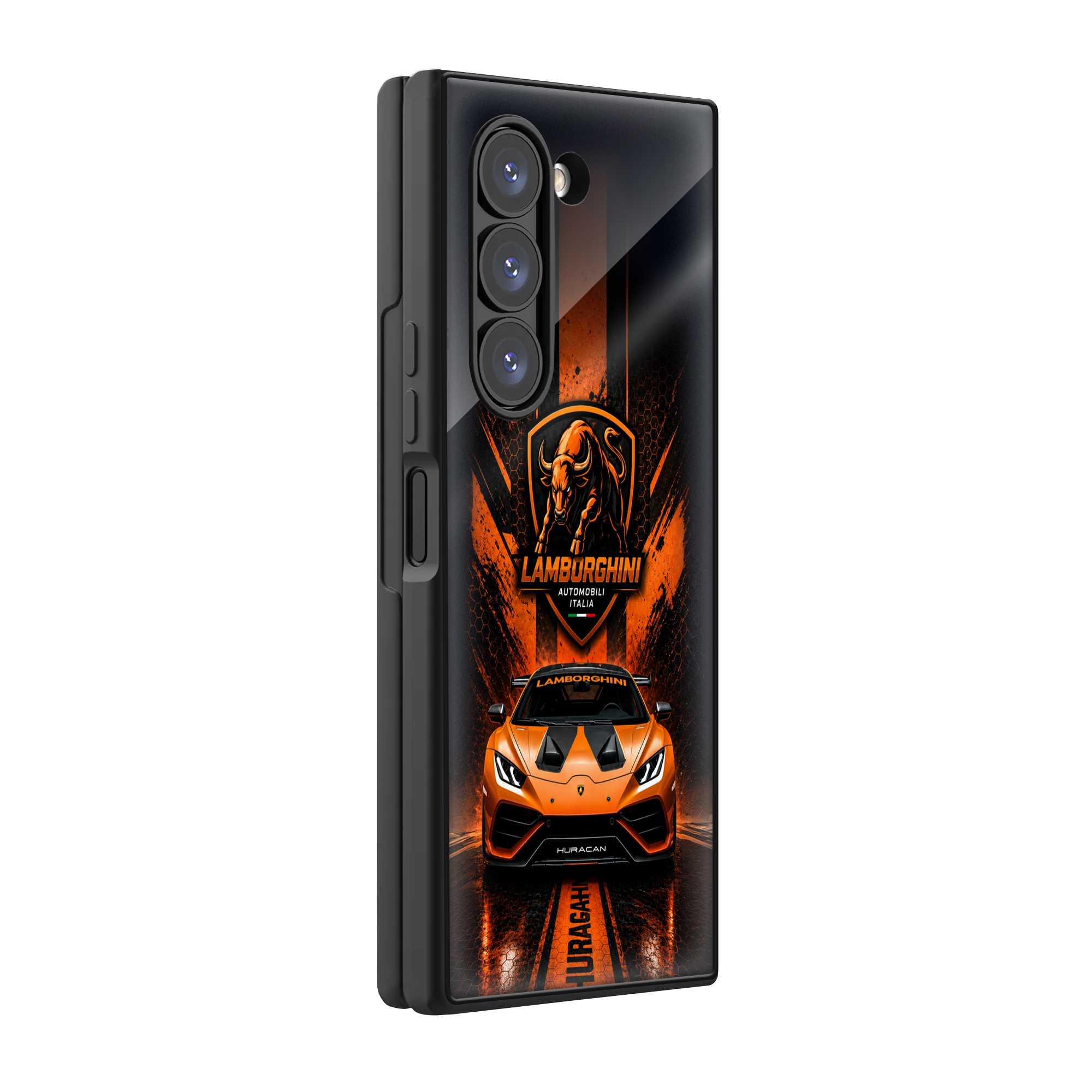 Lamborghini Huracan Samsung Z Fold Glass Case