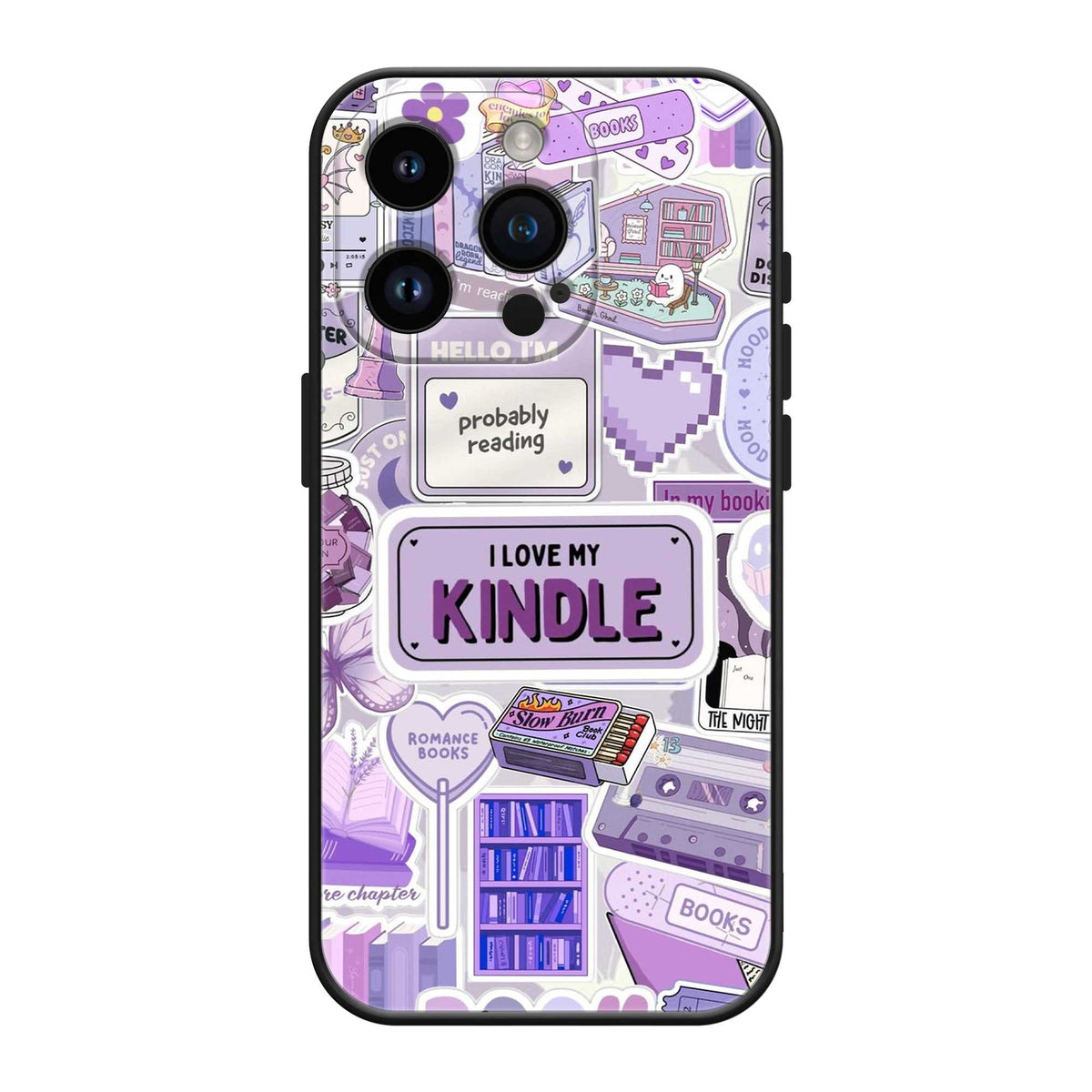 Lavender Bookish Silicone Case Main image