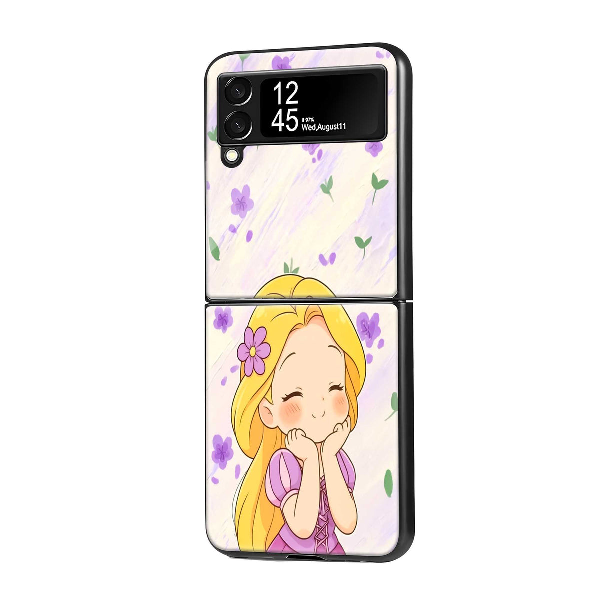Lavender Dreams Samsung Z Flip Glass Case