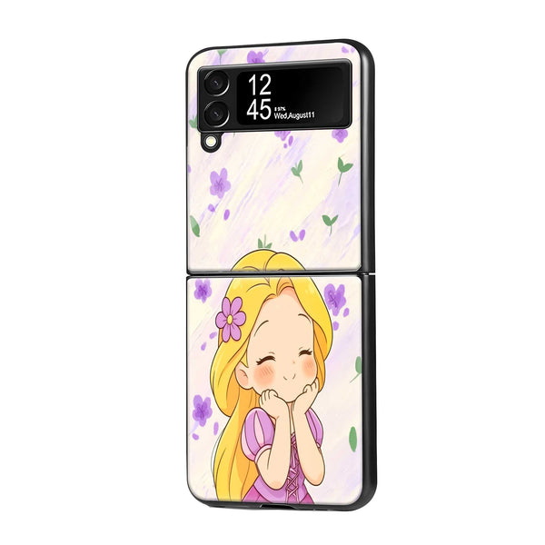 Lavender Dreams Samsung Z Flip Glass Case