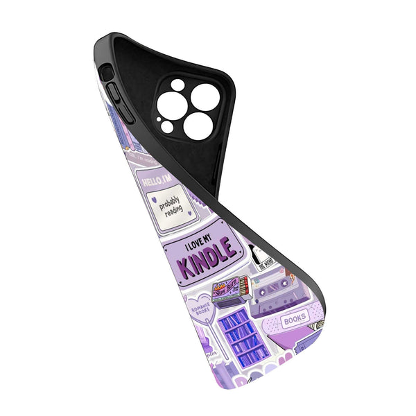 Lavender Bookish Silicone Case