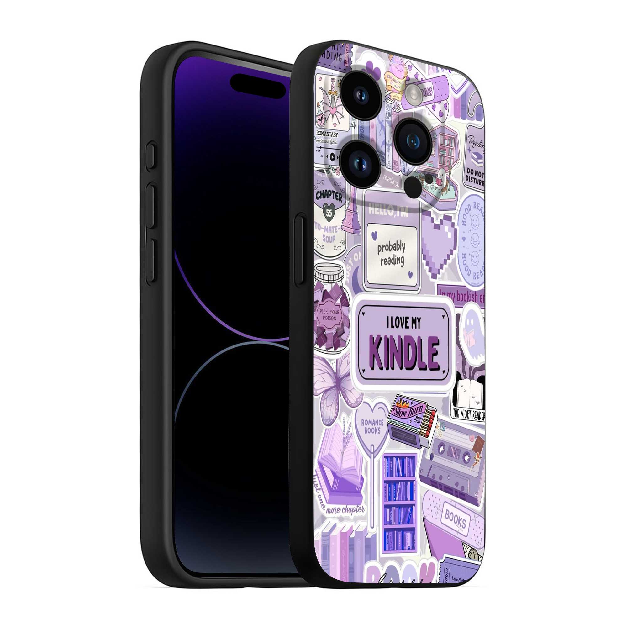 Lavender Bookish Silicone Case