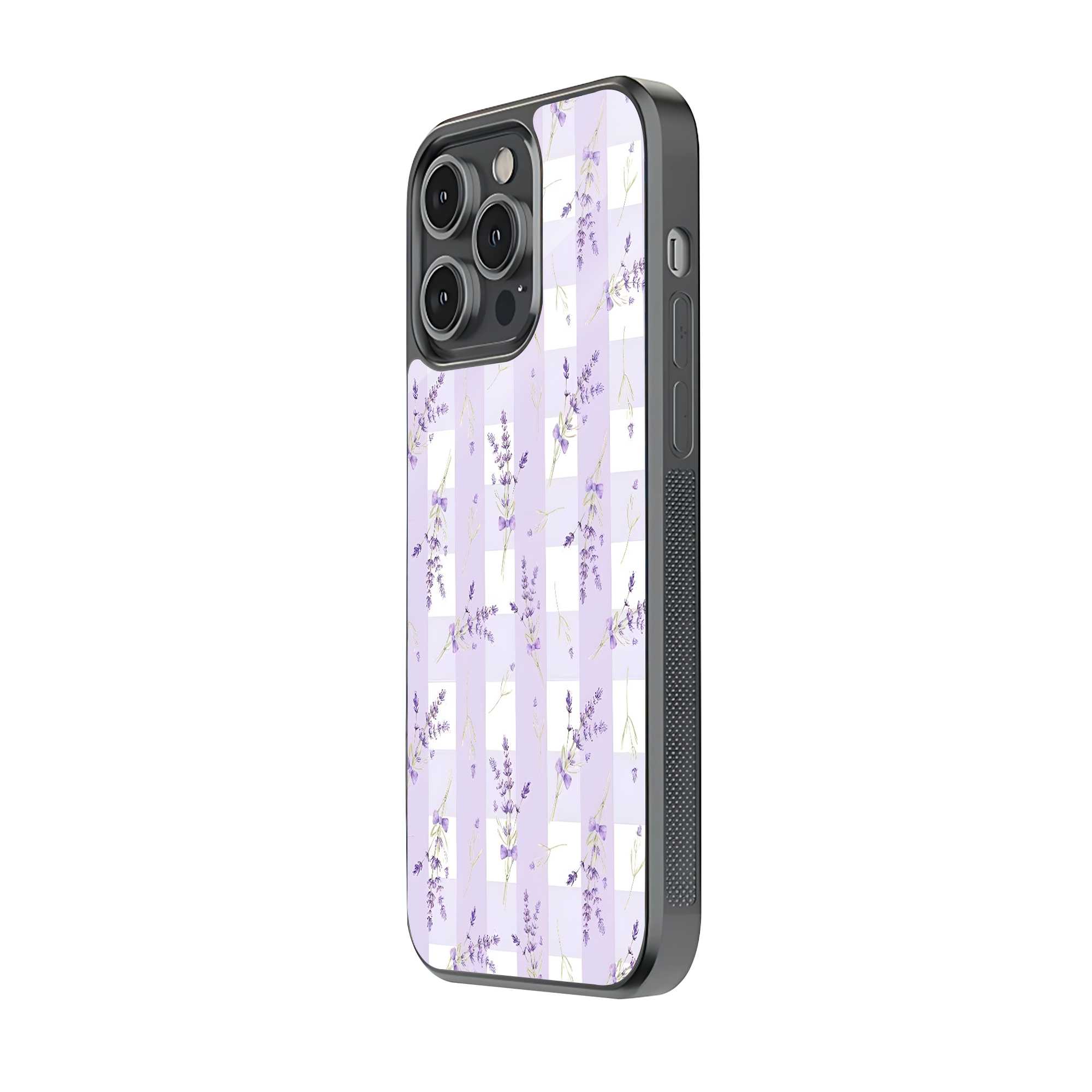 Lavender Charm Glass Case
