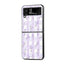 Lavender Charm Samsung Z Flip Glass Case