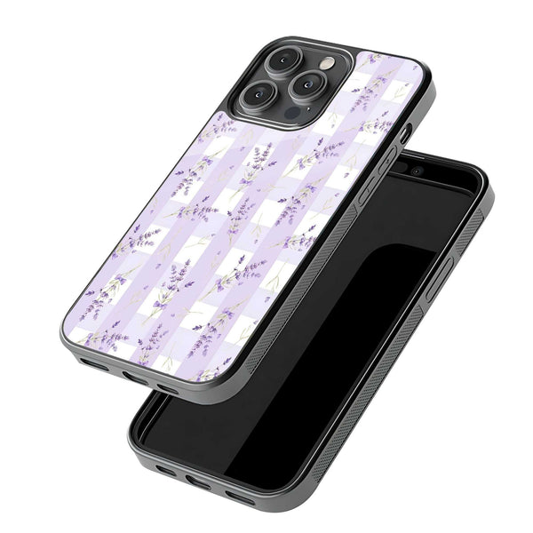 Lavender Charm Glass Case