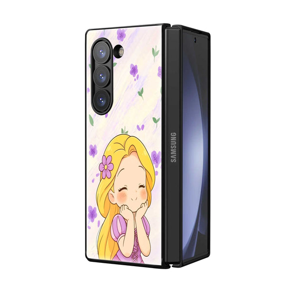 Lavender Dreams Samsung Z Fold Glass Case