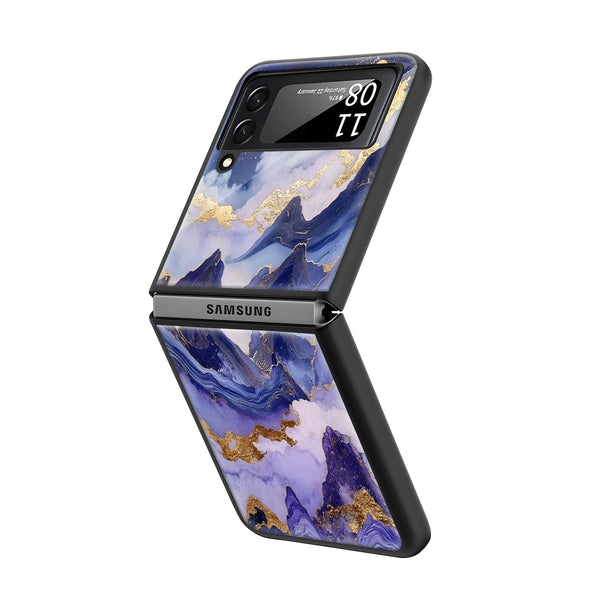 Lavender Sky Samsung Z Flip Glass Case