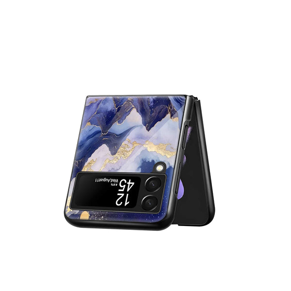 Lavender Sky Samsung Z Flip Glass Case