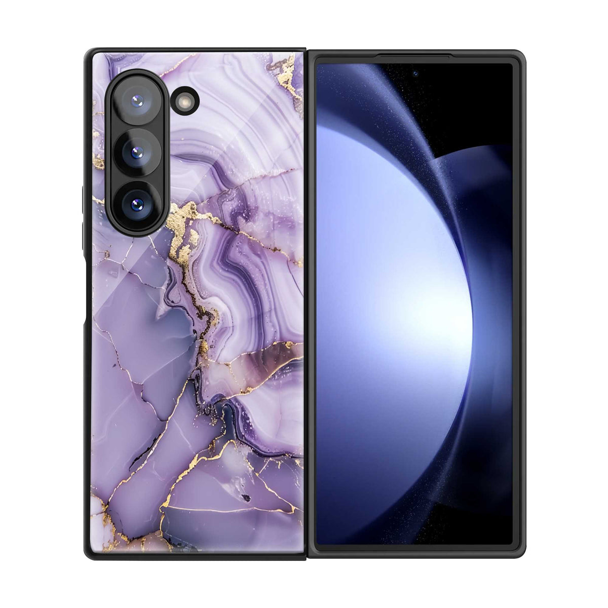 Lavender Veil Samsung Z Fold Glass Case