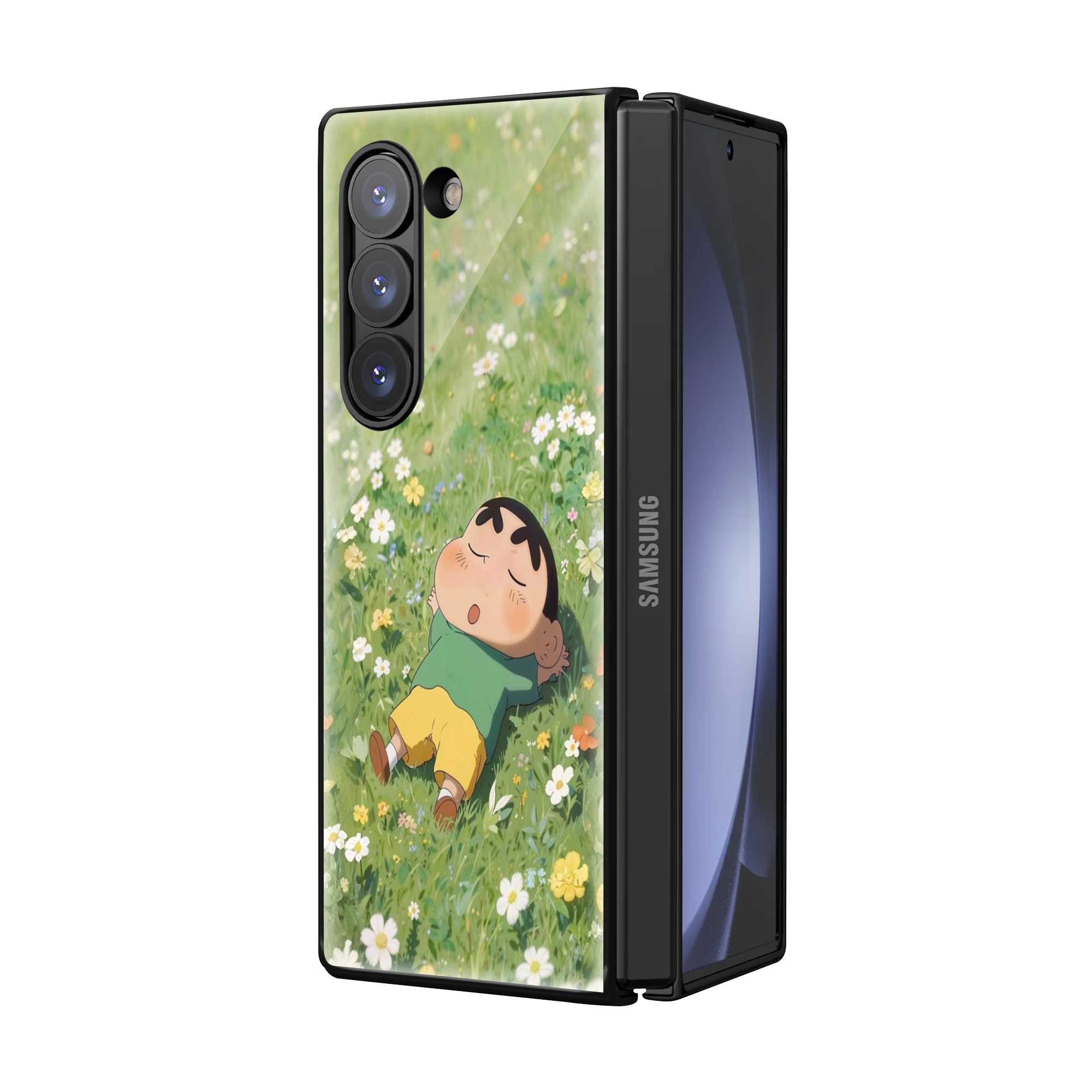 Lazy Day Samsung Z Fold Glass Case