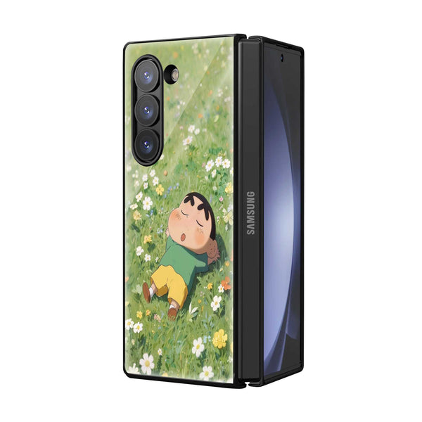 Lazy Day Samsung Z Fold Glass Case