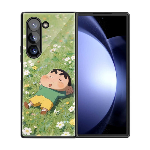 Lazy Day Samsung Z Fold Glass Case