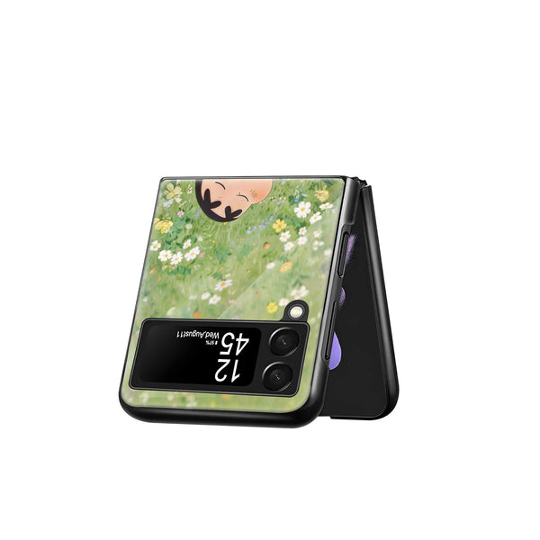 Lazy Day Samsung Z Flip Glass Case