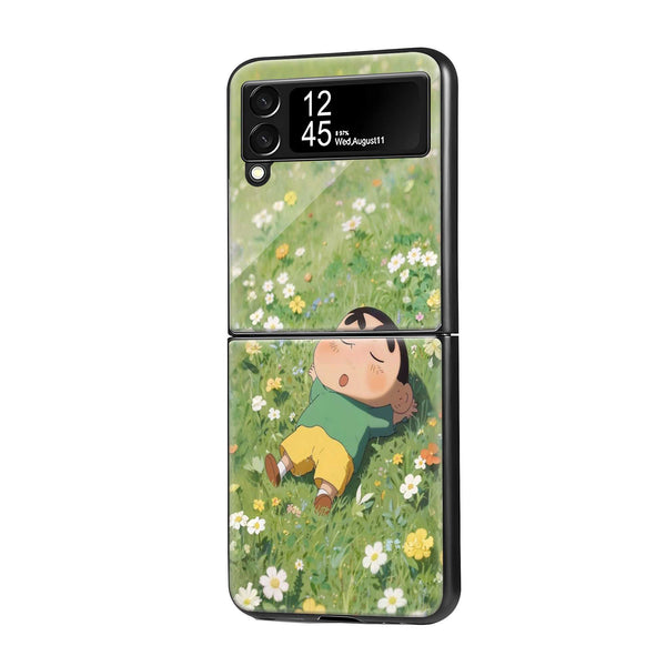 Lazy Day Samsung Z Flip Glass Case