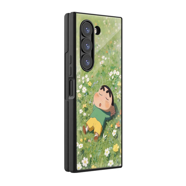 Lazy Day Samsung Z Fold Glass Case
